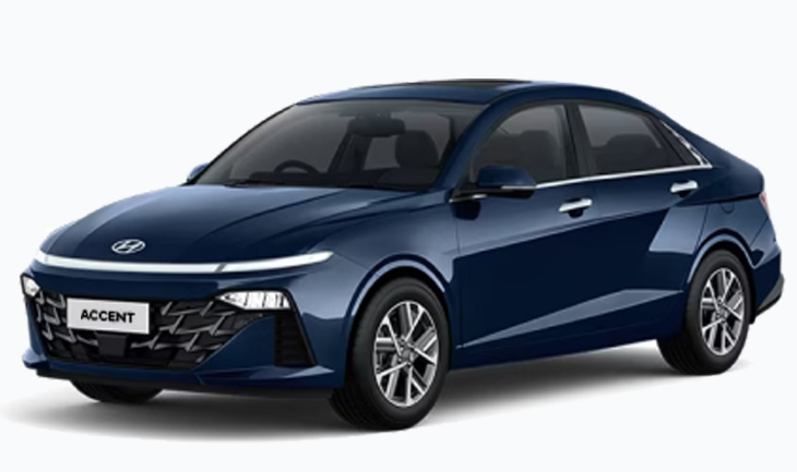 Hyundai Accent bleu